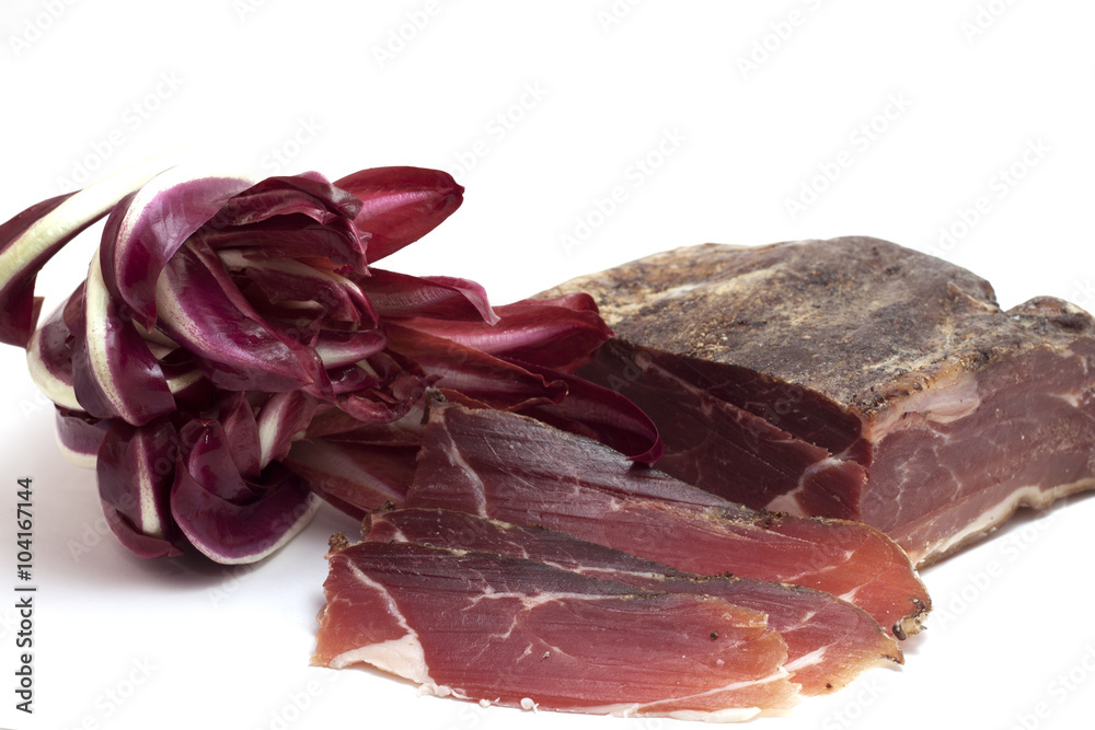 Obraz premium speck e radicchio
