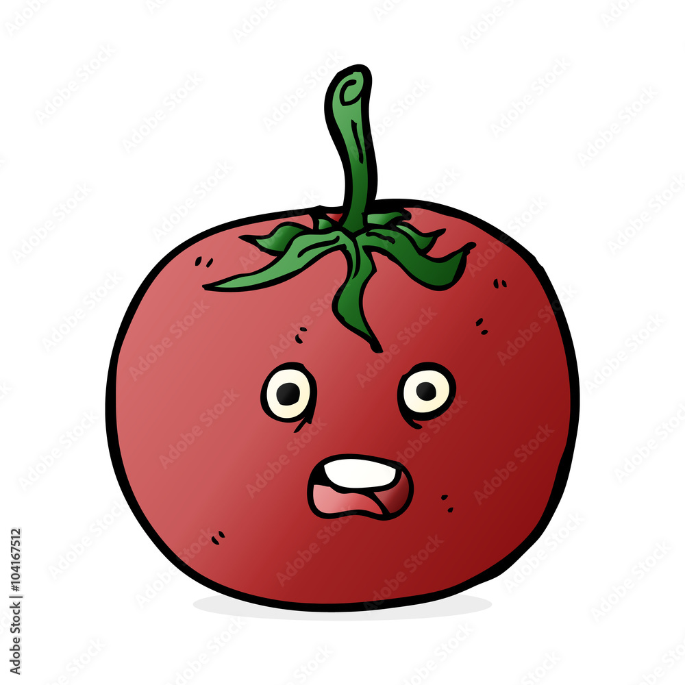 Obraz premium cartoon tomato
