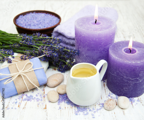 Lavender with essencial oil