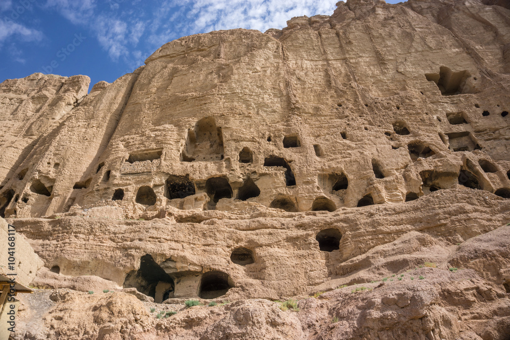Obraz premium höhlen von bamiyan - afghanistan