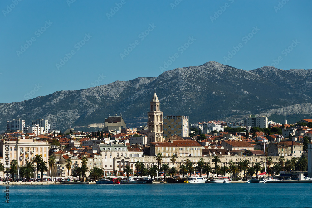 Blick auf Split, Kroatien