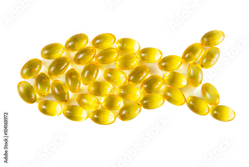 Cod Liver Oil Capsules, Omega 3, Vitamin D photo