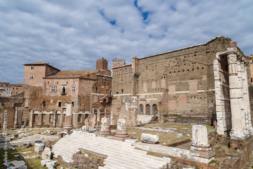 Obraz premium Ancient Roman Forum Ruins