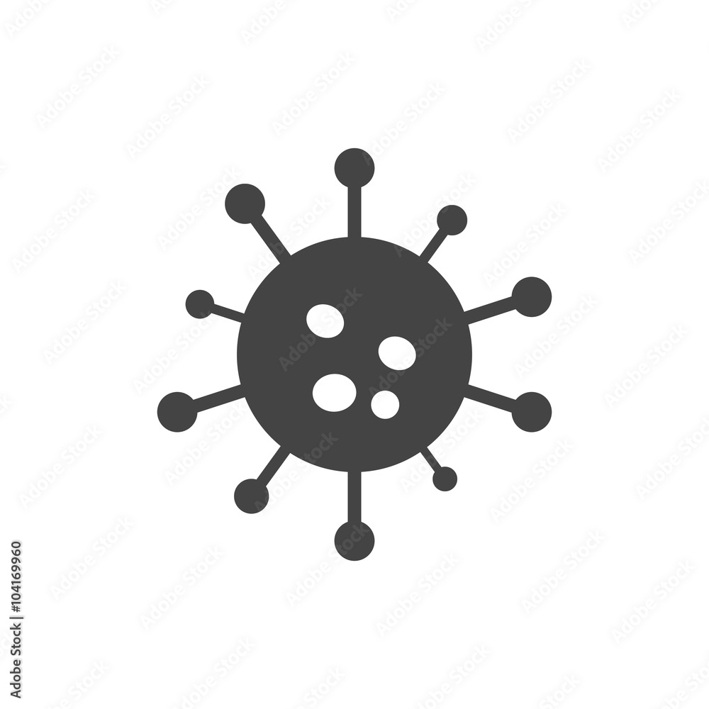 Fototapeta premium Bacteria icon