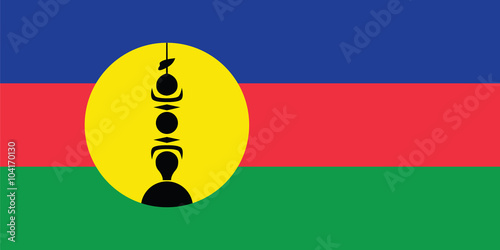 Standard Proportions for New Caledonia Unofficial Flag