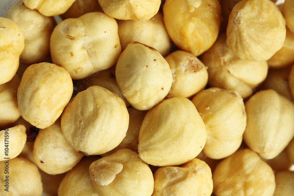baked peeled hazelnuts baked peeled hazelnuts