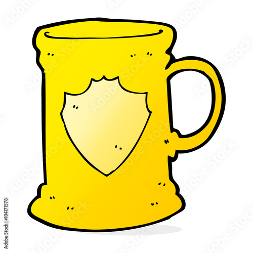 cartoon old tankard