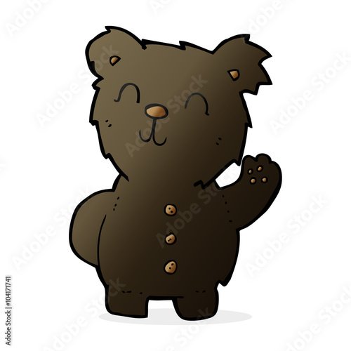 cartoon black bear