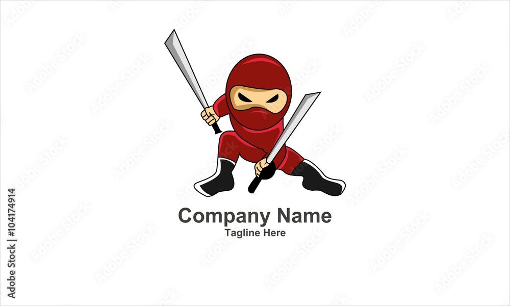 Red3 Ninja Kids Logo