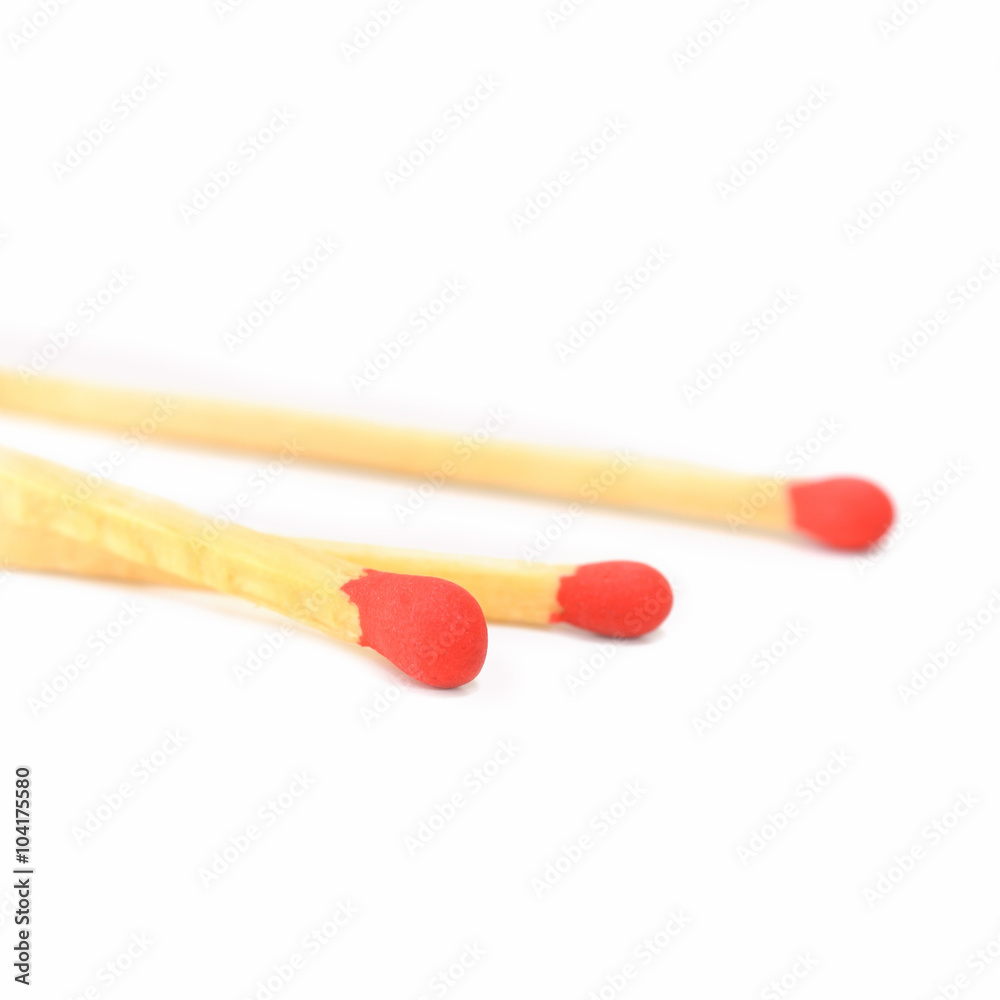 matches isolated on white background matches isolated on white background