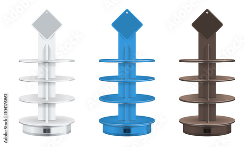 Round POS POI Cardboard Floor Display Rack For Supermarket 