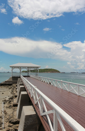 wooden jetty