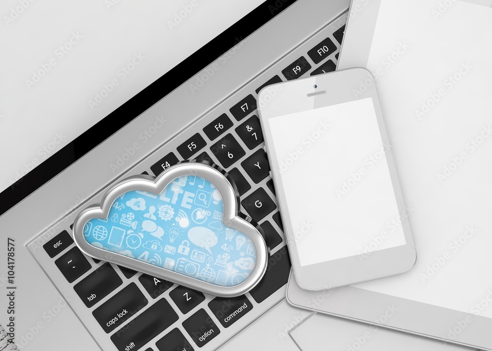 laptop, tablet pc, smart phone and cloud laptop, tablet pc, smart phone and cloud