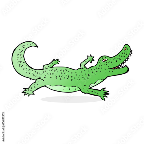 cartoon crocodile