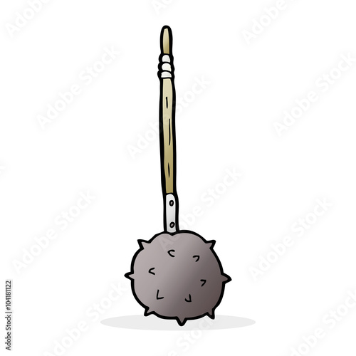 cartoon medieval mace
