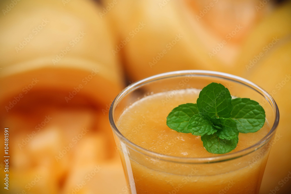 Juice of cucumis melo or muskmelon Juice of cucumis melo or muskmelon
