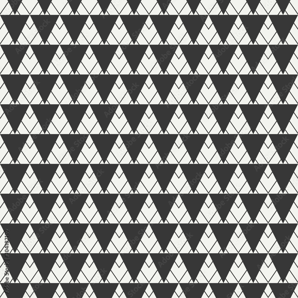 Geometric line monochrome abstract hipster seamless pattern with triangle. Wrapping paper. Scrapbook paper. Tiling. Vector illustration. Background. Graphic texture for your design, wallpaper. Geometric line monochrome abstract hipster seamless pattern with triangle. Wrapping paper. Scrapbook paper. Tiling. Vector illustration. Background. Graphic texture for your design, wallpaper.