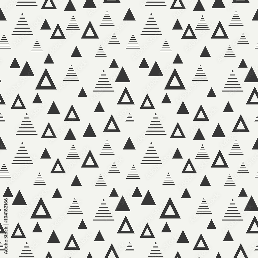 Geometric line monochrome abstract hipster seamless pattern with triangle. Wrapping paper. Scrapbook paper. Tiling. Vector illustration. Background. Graphic texture for your design, wallpaper. Geometric line monochrome abstract hipster seamless pattern with triangle. Wrapping paper. Scrapbook paper. Tiling. Vector illustration. Background. Graphic texture for your design, wallpaper.