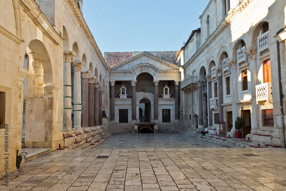 Palast des Diokletian in Split, Kroatien