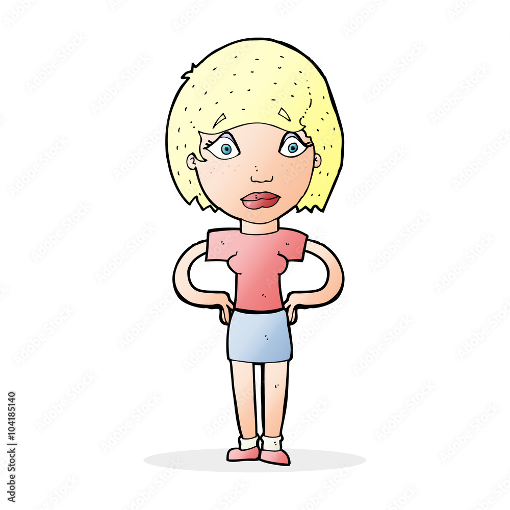 cartoon worried woman cartoon worried woman