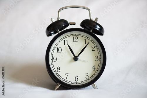 old retro vintage alarm clock