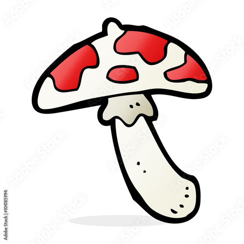 cartoon poisonous toadstool