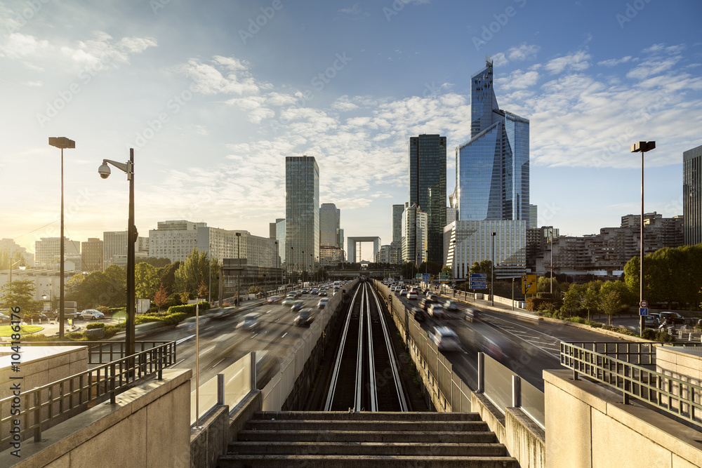 Fototapeta premium Quartier la Défense Paris