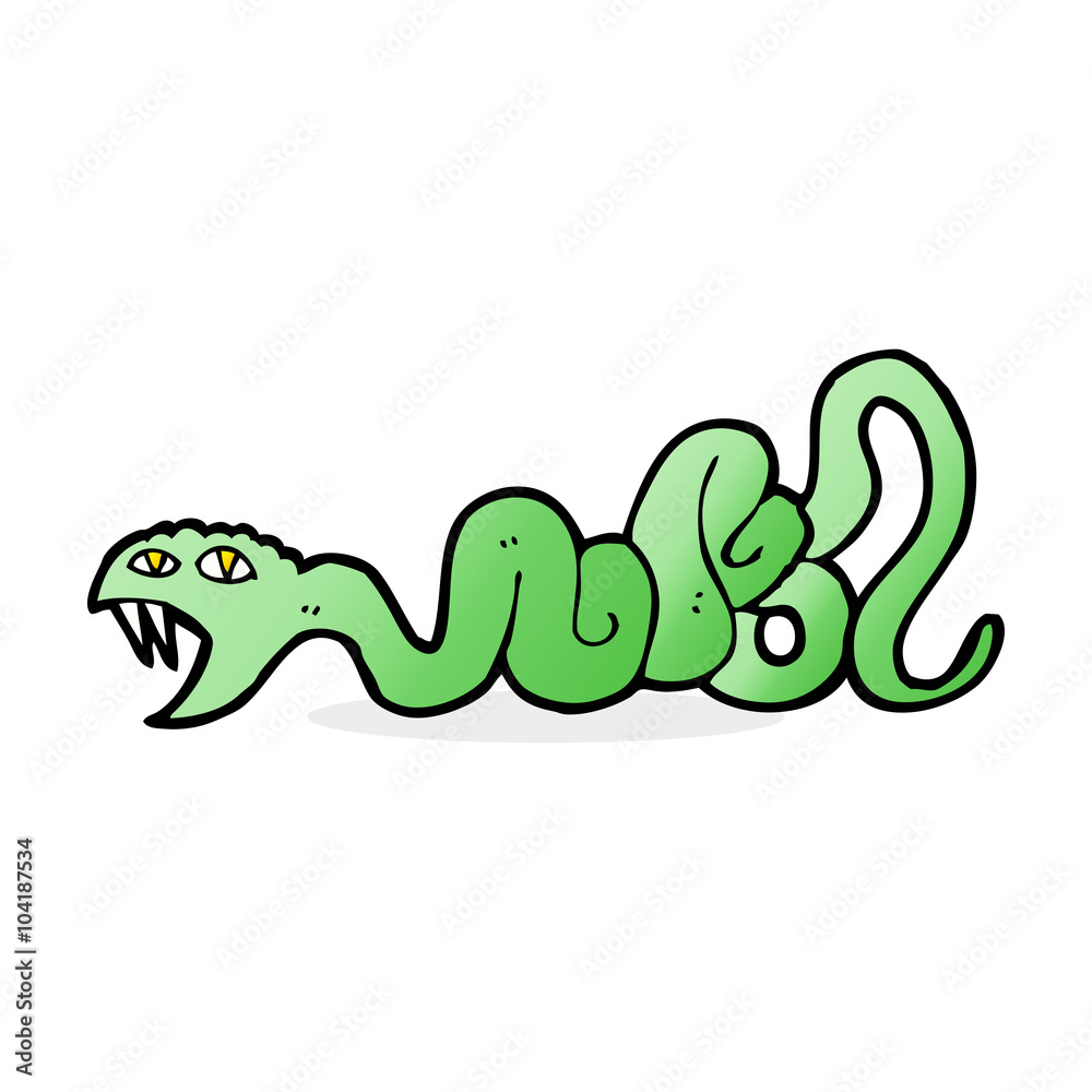 cartoon snake cartoon snake