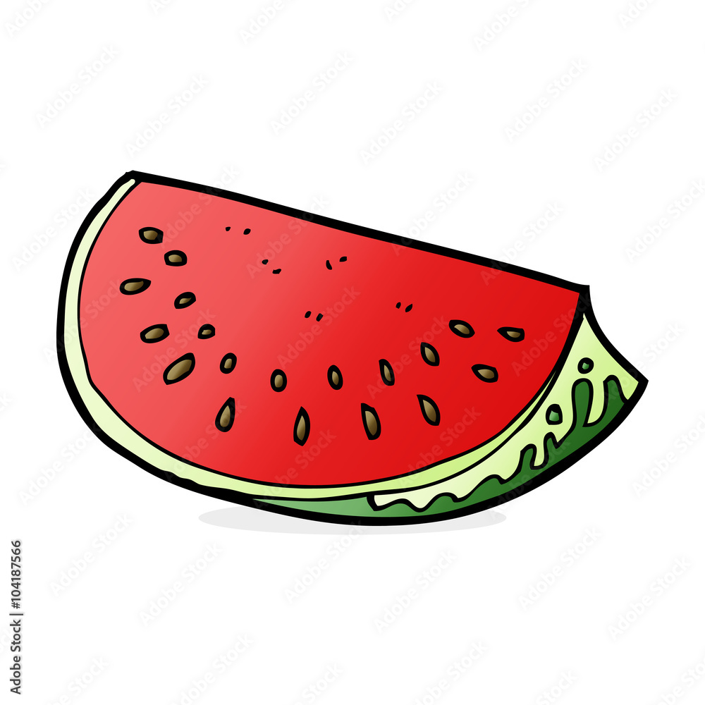 cartoon watermelon slice cartoon watermelon slice