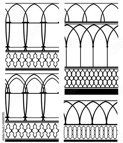 set of forged metal elements