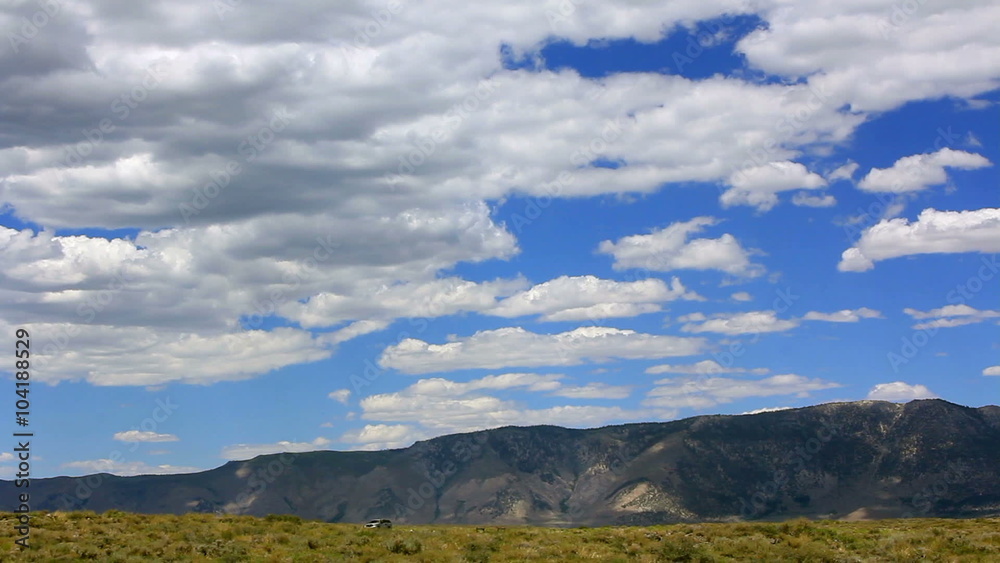 Sierra Nevada Mts Timelapse LM12 Clouds above Long Valley