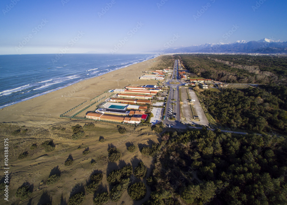 Obraz premium Marina di Torre del Lago, Viareggio
