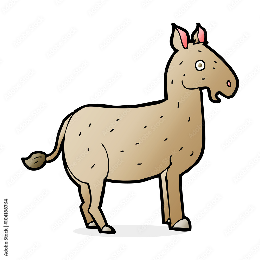 Fototapeta premium cartoon mule