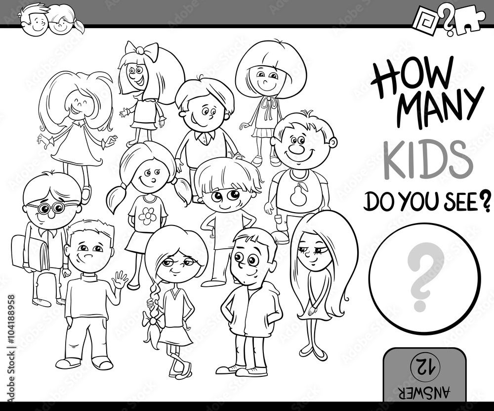 how many kids coloring book