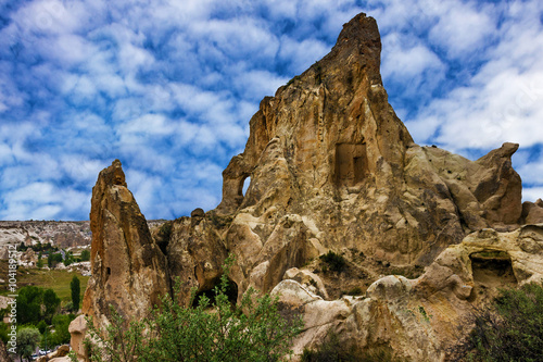Mountain landscape in national park Goreme, Cappadocia, Turkey