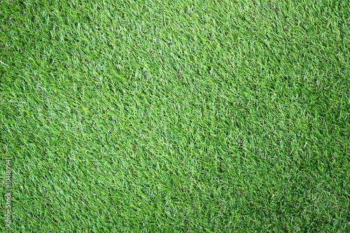 Close up Green artificial grass textures background