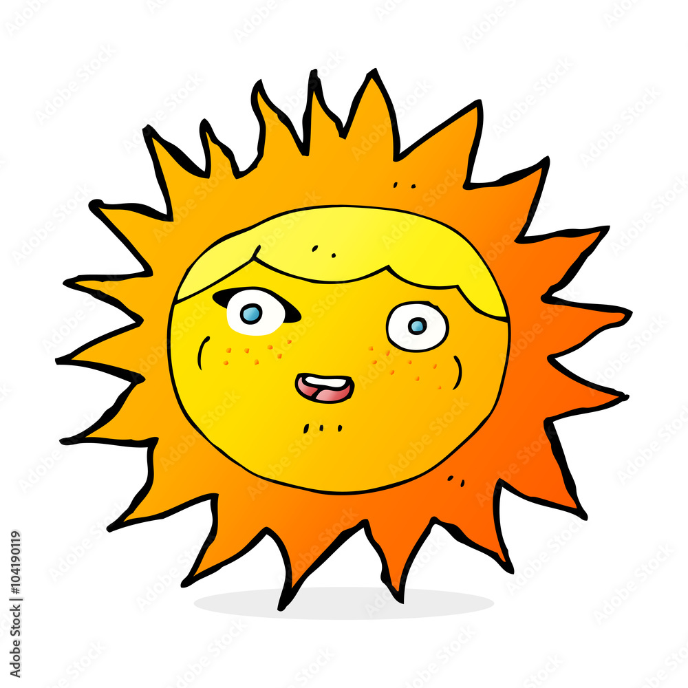 sun cartoon character sun cartoon character
