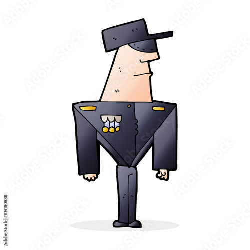 cartoon guard