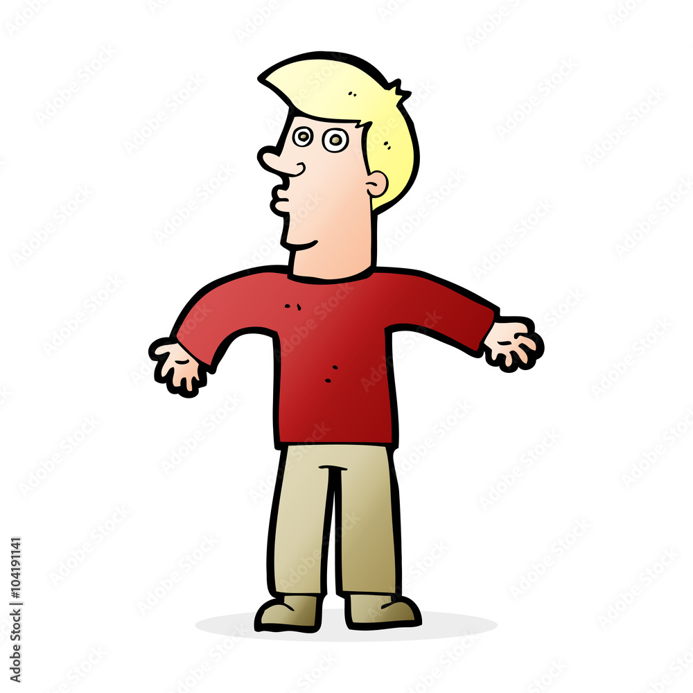 cartoon man shrugging shoulders cartoon man shrugging shoulders