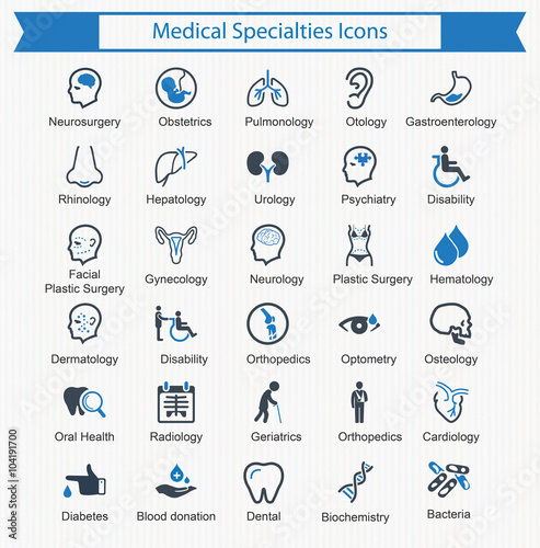Medical Specialties Icons