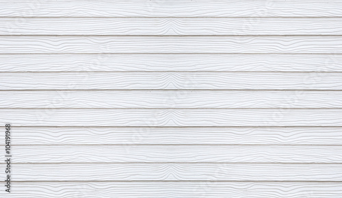 Closeup surface white wood board at the wall texture background