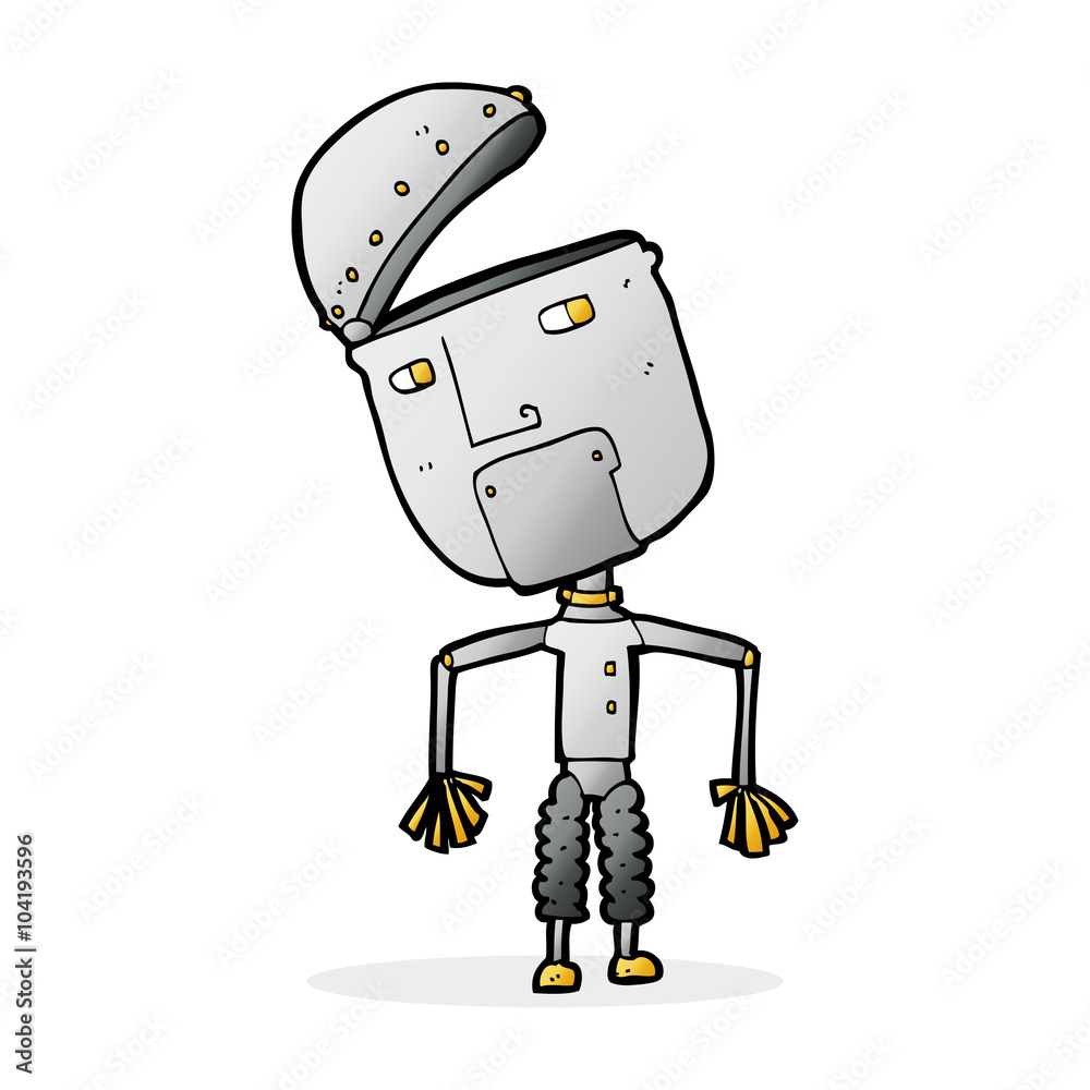 cartoon funny robot cartoon funny robot