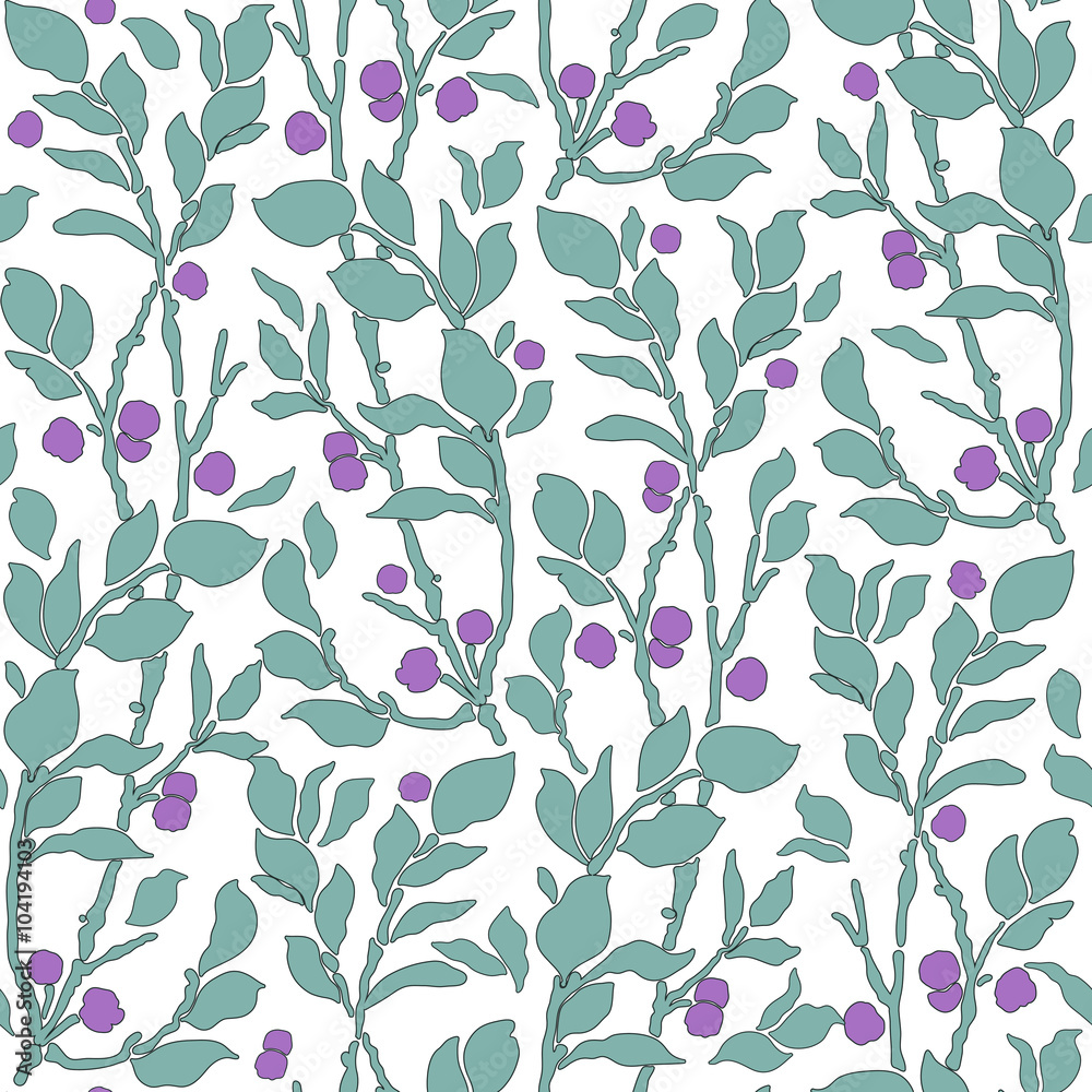 Floral seamless pattern. Floral seamless pattern.