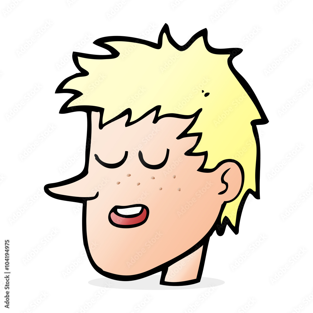 cartoon happy boy face cartoon happy boy face