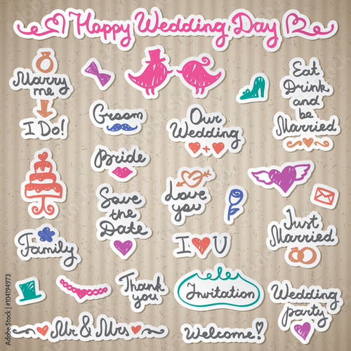wedding letterings