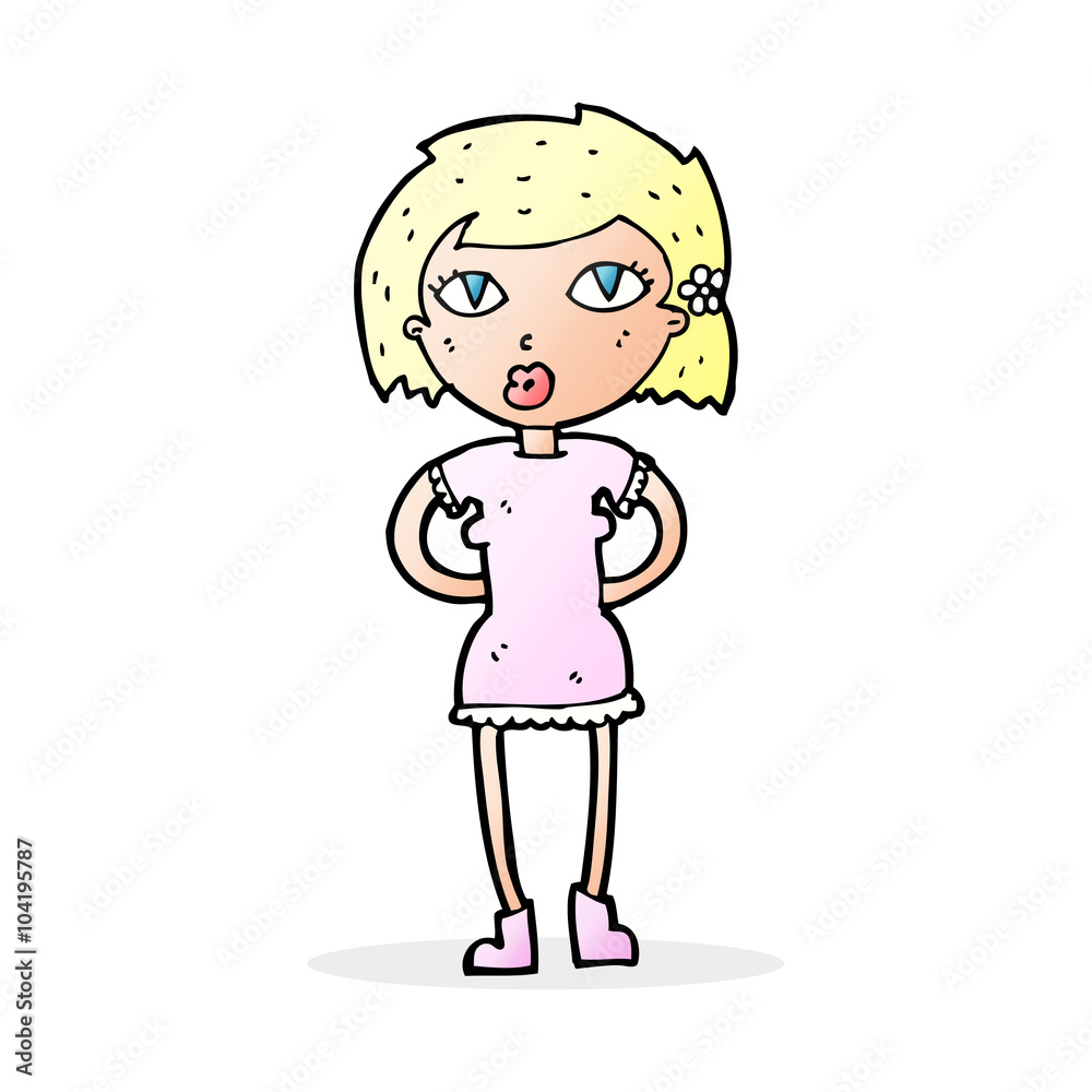 cartoon woman cartoon woman