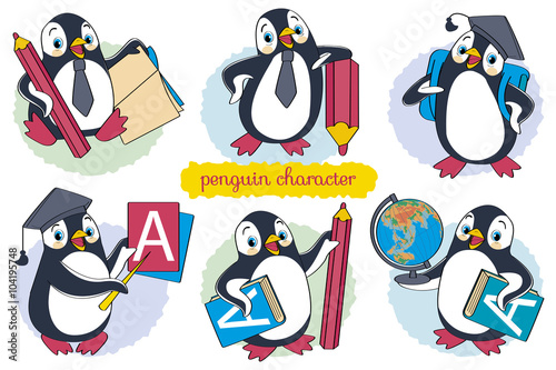 penguin_character
Separate layers of objects and background for easy editing