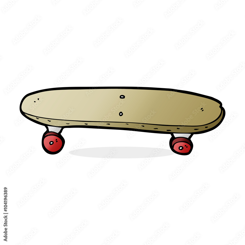 cartoon skateboard cartoon skateboard