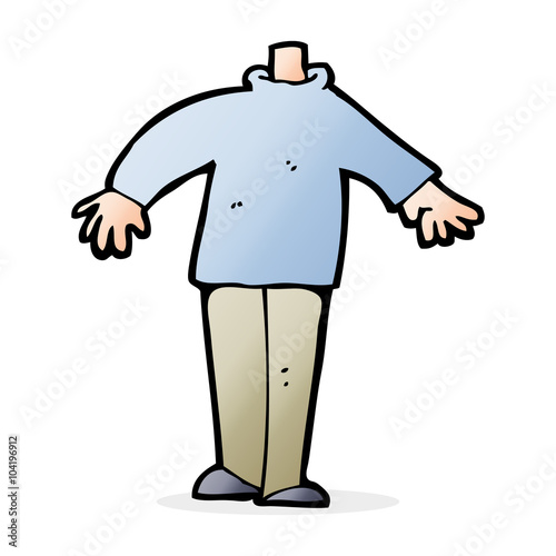 cartoon male body (mix and match cartoons or add own photos)