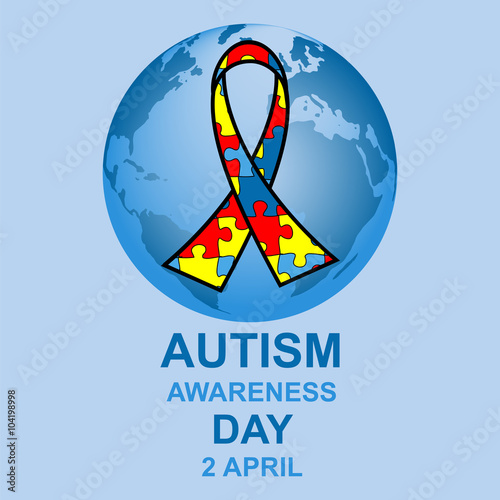 Autism awareness day design